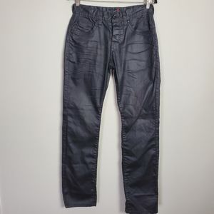 G by Guess Black Faux Leather Pants